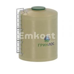 Гринлос Емкость стеклопластиковая 5-1500 вертикальная наземная